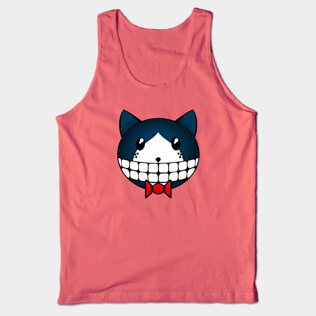 Bow Tie Tuxedo Cat Tank Top by RawSunArt